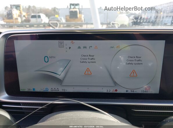 KMHM34AC9PA037332 2023 HYUNDAI IONIQ 6 Черный Вид задних сидений