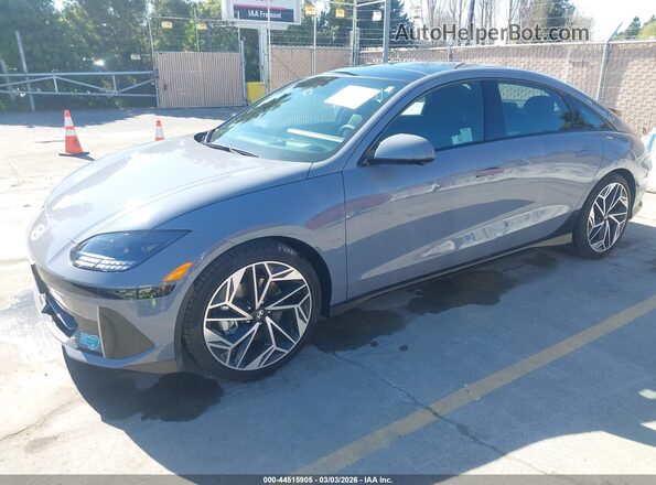 KMHM54AA2SA096983 2025 HYUNDAI IONIQ 6 Gray Передня ліва чверть