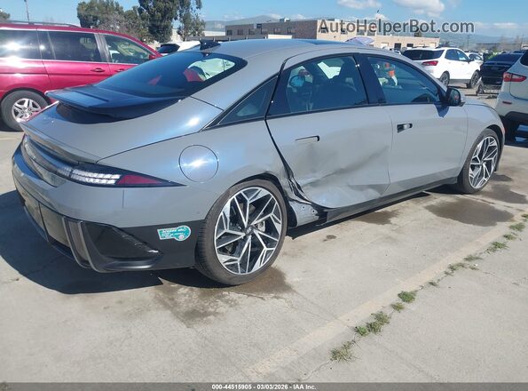 KMHM54AA2SA096983 2025 HYUNDAI IONIQ 6 Gray Задня права чверть