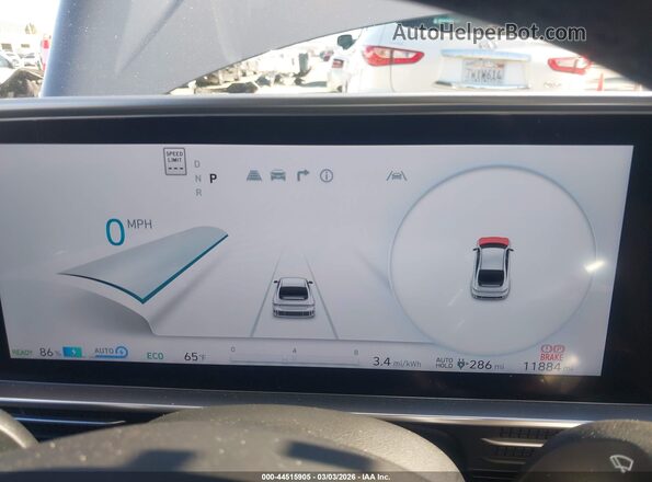 KMHM54AA2SA096983 2025 HYUNDAI IONIQ 6 Gray Вид задніх сидінь