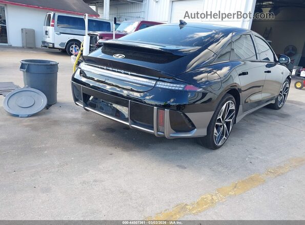 KMHM54AA6SA082911 2025 HYUNDAI IONIQ 6 Черный Задняя правая четверть