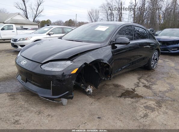 KMHM54AA9SA105162 2025 HYUNDAI IONIQ 6 Black Front left