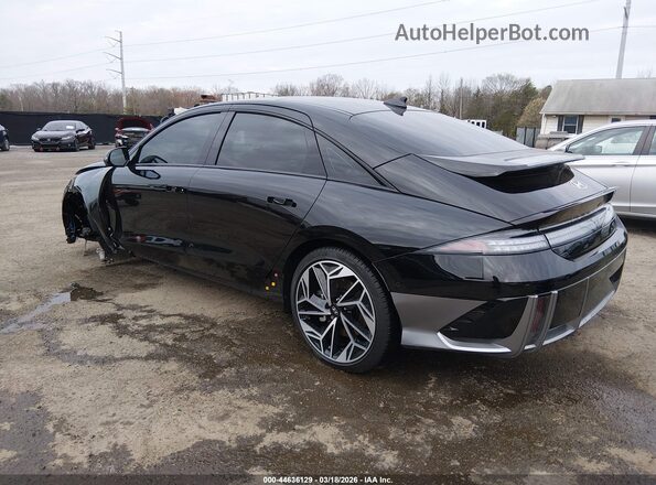 KMHM54AA9SA105162 2025 HYUNDAI IONIQ 6 Black Rear left