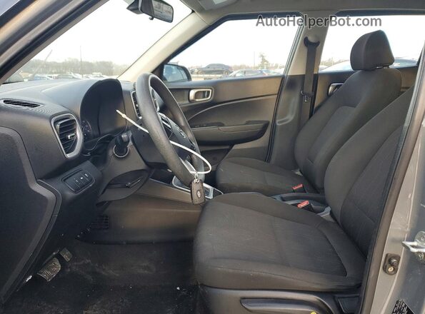 KMHRB8A33MU070109 2021 HYUNDAI VENUE Gray წინა სალონის ხედი