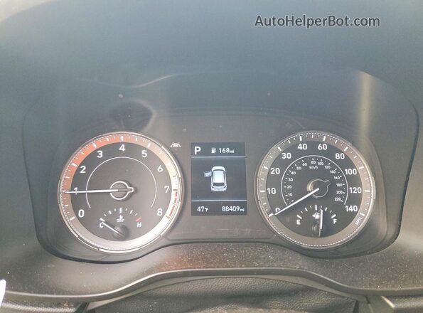 KMHRB8A33MU070109 2021 HYUNDAI VENUE Gray ხელსაწყოთა პანელის ხედი
