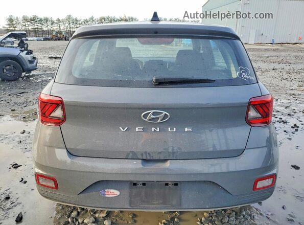KMHRB8A33MU070109 2021 HYUNDAI VENUE Gray უკანა ხედი