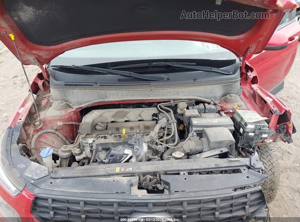 KMHRB8A34MU083029 2021 HYUNDAI VENUE Red Widok z tyłu