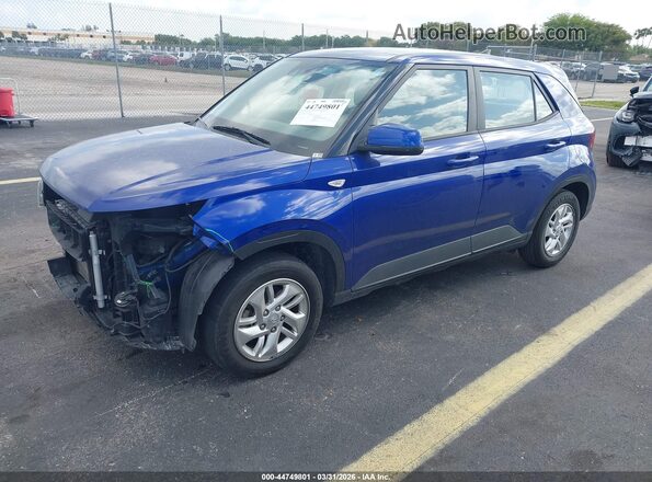 KMHRB8A35MU120735 2021 HYUNDAI VENUE Blue Przód lewy