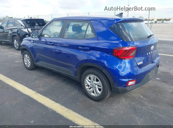 KMHRB8A35MU120735 2021 HYUNDAI VENUE Blue Tył lewy