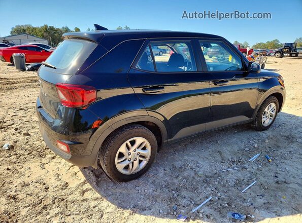 KMHRB8A36MU078222 2021 HYUNDAI VENUE Black Задня права чверть