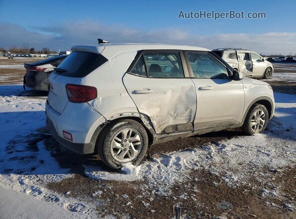 KMHRB8A36MU090127 2021 HYUNDAI VENUE Белый Задняя правая четверть