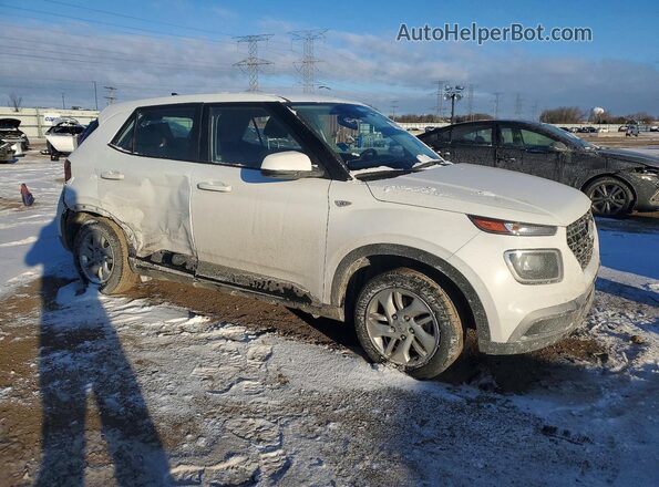 KMHRB8A36MU090127 2021 HYUNDAI VENUE Белый Передняя правая четверть