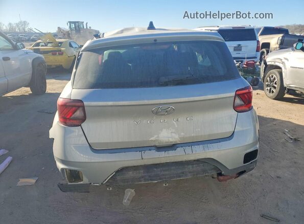 KMHRB8A37MU065897 2021 HYUNDAI VENUE Silver Rear view