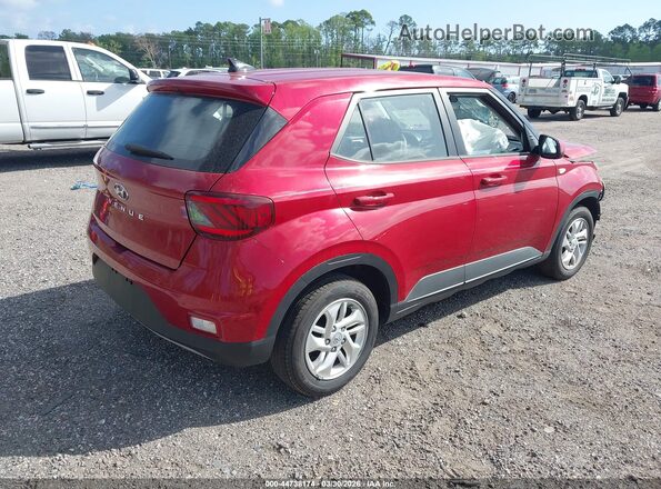 KMHRB8A3XMU067398 2021 HYUNDAI VENUE Red Rear right