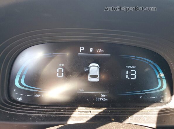 KMHRC8A30PU219948 2023 HYUNDAI VENUE Silver Вид щитка приладів