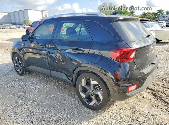 KMHRC8A32MU072964 2021 HYUNDAI VENUE Black Задня ліва чверть