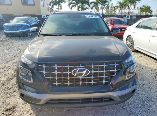 KMHRC8A32MU072964 2021 HYUNDAI VENUE Black Вид спереду