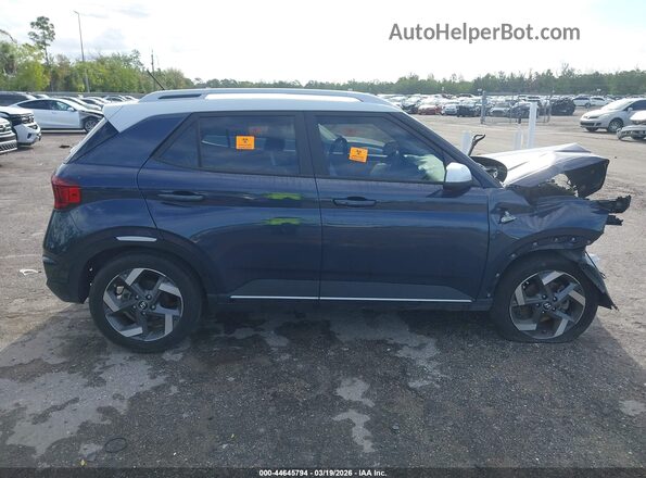KMHRC8A32RU325014 2024 HYUNDAI VENUE Blue Vista interior de 360 grados