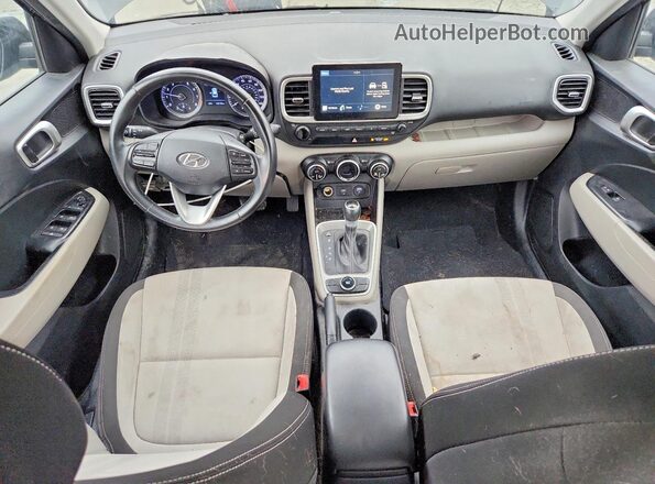 KMHRC8A33MU102165 2021 HYUNDAI VENUE Black Vista del salpicadero