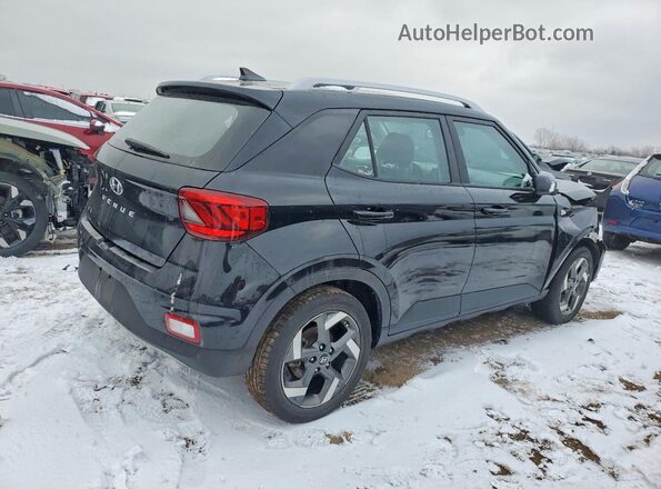 KMHRC8A34MU103289 2021 HYUNDAI VENUE Black Задня права чверть