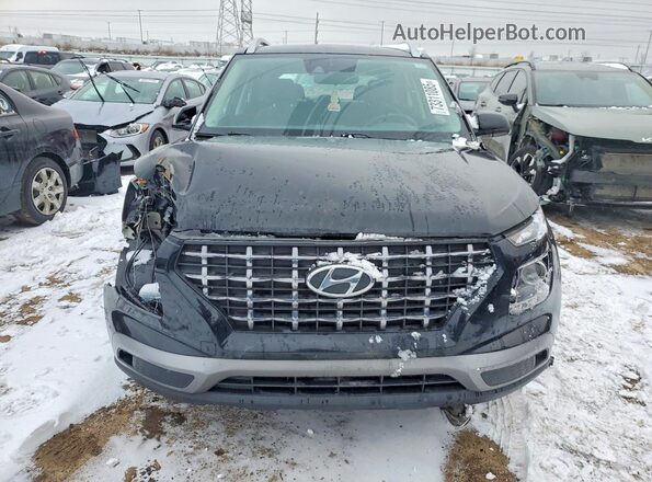 KMHRC8A34MU103289 2021 HYUNDAI VENUE Black Вид спереду