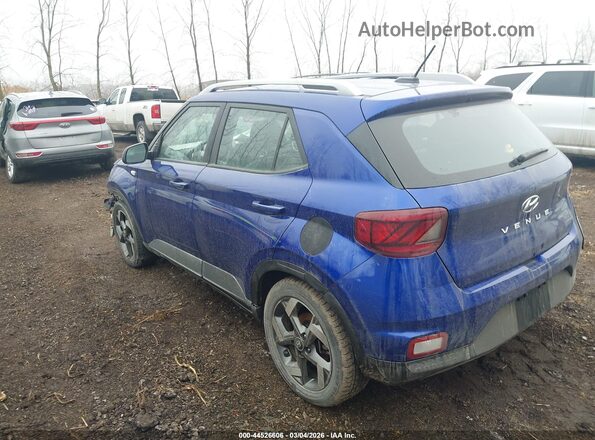 KMHRC8A34PU239233 2023 HYUNDAI VENUE Синий Задняя левая четверть