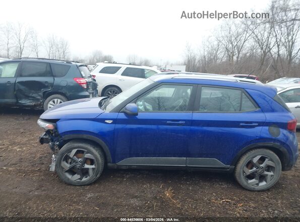 KMHRC8A34PU239233 2023 HYUNDAI VENUE Синий Вид задней части салона
