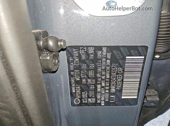 KMHRC8A34TU432671 2026 HYUNDAI VENUE Gray Vista interior de 360 grados