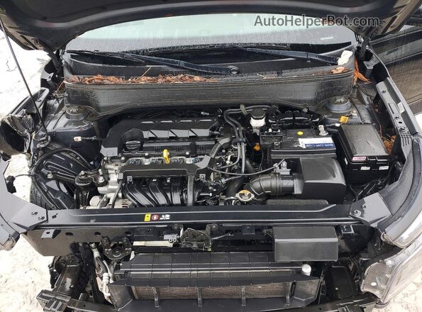 KMHRC8A35MU078449 2021 HYUNDAI VENUE Black ძრავის განყოფილების ხედი