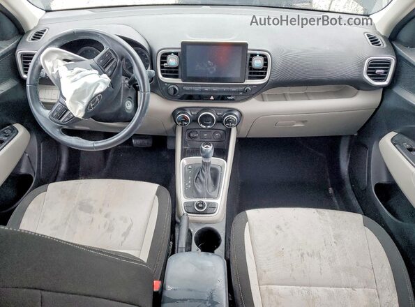KMHRC8A35MU078449 2021 HYUNDAI VENUE Black წინა პანელის ხედი