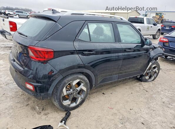 KMHRC8A35MU078449 2021 HYUNDAI VENUE Black უკანა მარჯვენა