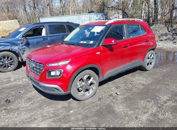 KMHRC8A36MU081442 2021 HYUNDAI VENUE Maroon Przód lewy