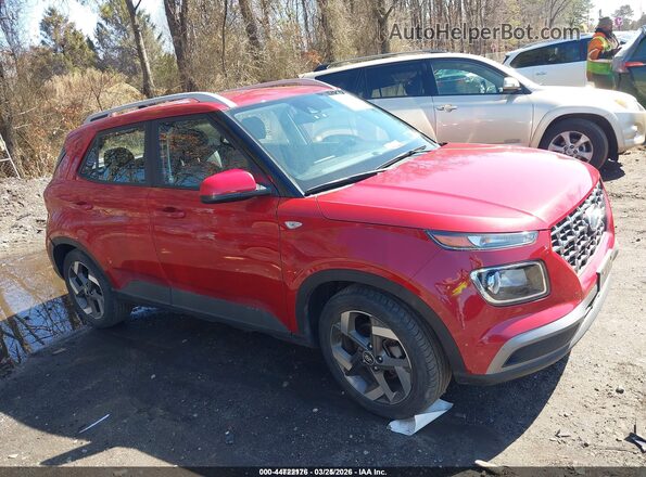 KMHRC8A36MU081442 2021 HYUNDAI VENUE Maroon Widok wnętrza z tyłu