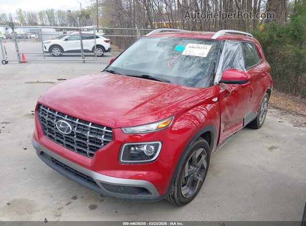 KMHRC8A36NU186032 2022 HYUNDAI VENUE Red 