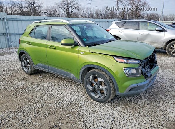KMHRC8A37PU249299 2023 HYUNDAI VENUE Green Передня права чверть