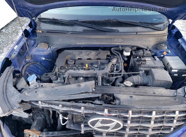 KMHRC8A38MU081734 2021 HYUNDAI VENUE Blue Widok komory silnika