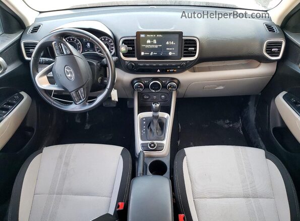 KMHRC8A38MU081734 2021 HYUNDAI VENUE Blue Widok deski rozdzielczej