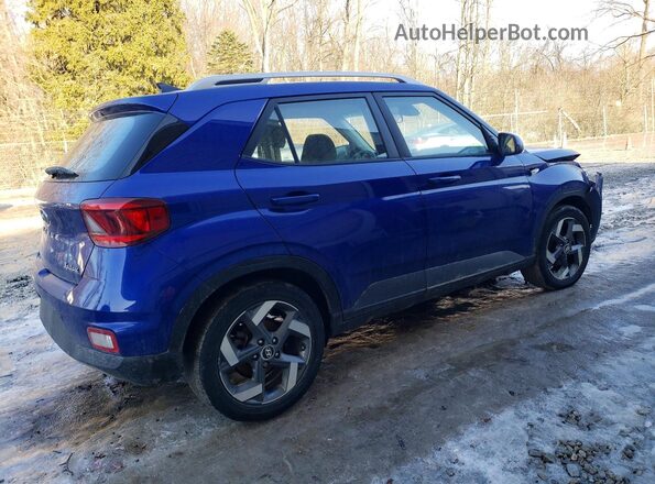 KMHRC8A38MU081734 2021 HYUNDAI VENUE Blue Tył prawy