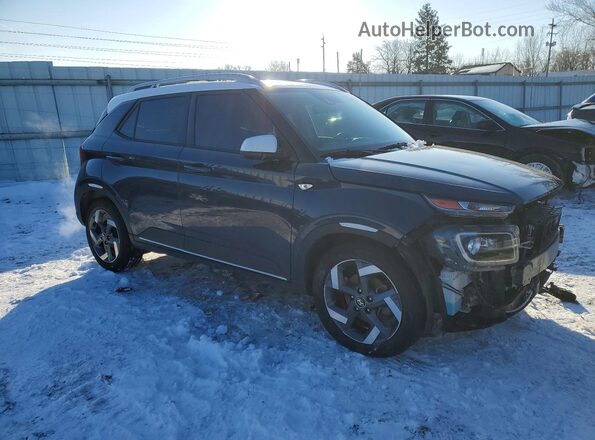 KMHRC8A38MU082625 2021 HYUNDAI VENUE Blue წინა მარჯვენა