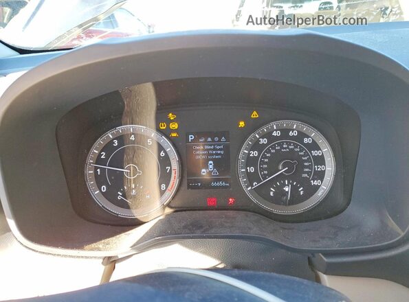 KMHRC8A38MU082625 2021 HYUNDAI VENUE Blue ხელსაწყოთა პანელის ხედი