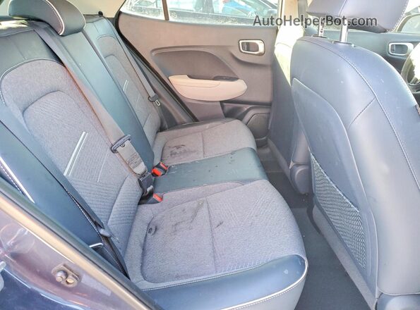 KMHRC8A38MU082625 2021 HYUNDAI VENUE Blue უკანა სავარძლების ხედი