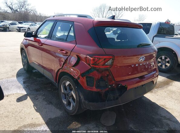 KMHRC8A38NU182872 2022 HYUNDAI VENUE Red Trasero izquierdo