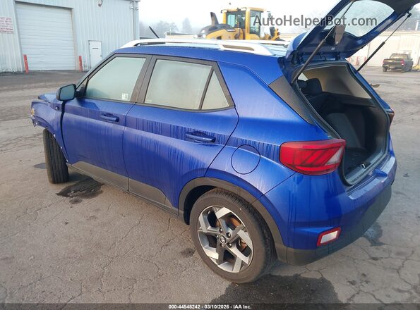 KMHRC8A38RU313370 2024 HYUNDAI VENUE Blue Trasero izquierdo