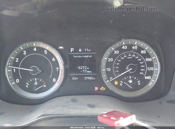 KMHRC8A39LU025574 2020 HYUNDAI VENUE Brown Հետևի նստատեղերի տեսք