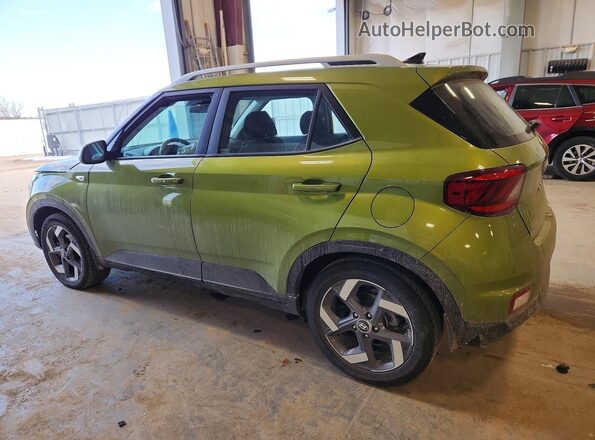 KMHRC8A39MU098204 2021 HYUNDAI VENUE Зеленый Задняя левая четверть