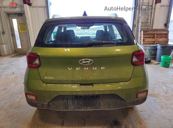 KMHRC8A39MU098204 2021 HYUNDAI VENUE Зеленый Вид сзади