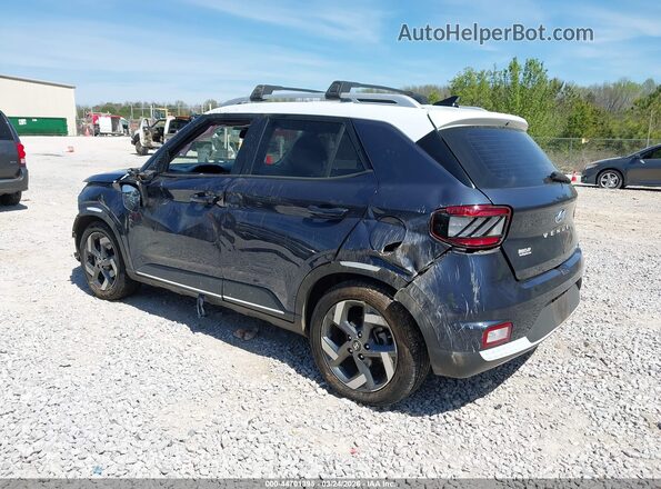 KMHRC8A39MU106009 2021 HYUNDAI VENUE Blue Rear left