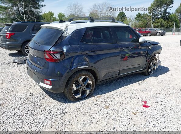 KMHRC8A39MU106009 2021 HYUNDAI VENUE Blue Rear right