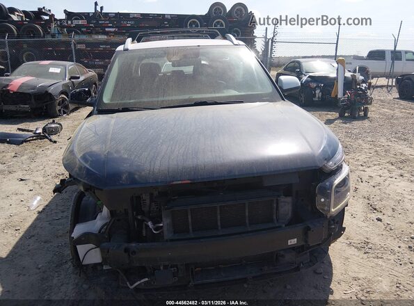 KMHRC8A39MU111498 2021 HYUNDAI VENUE Dark Blue Вид задньої частини салону