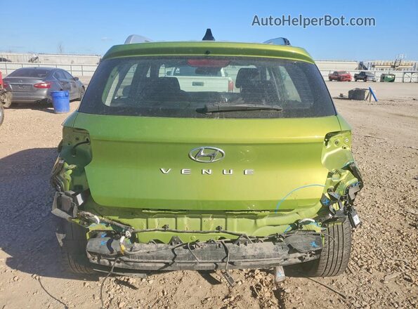 KMHRC8A39MU113977 2021 HYUNDAI VENUE Green უკანა ხედი